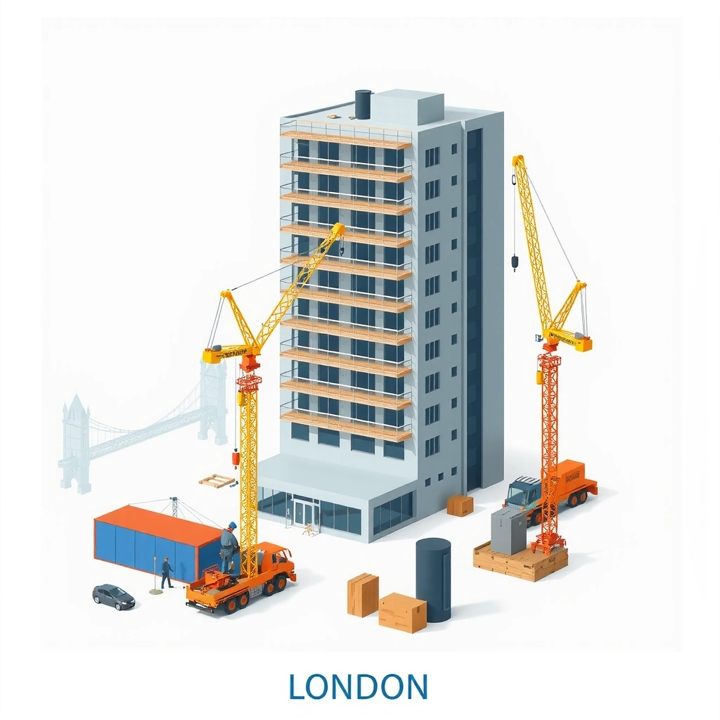 Historic London construction project showing the evolution of ConstructCraft's work
