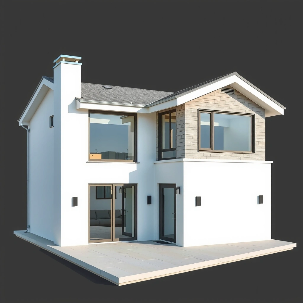 Two-story home addition with seamless integration